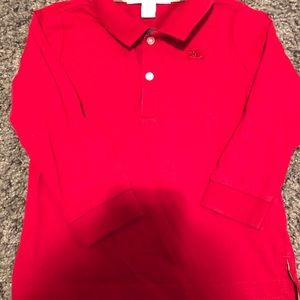 Toddler Burberry long sleeve shirt